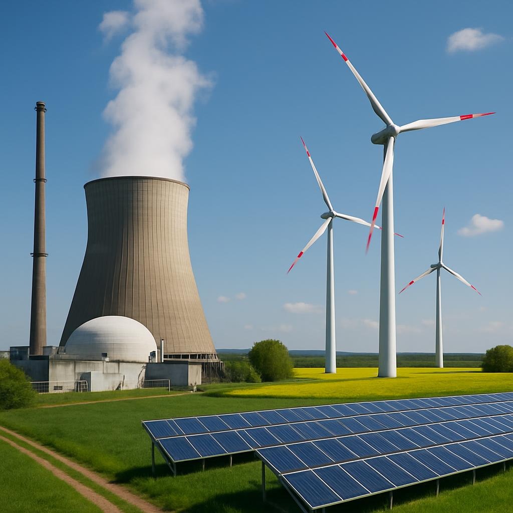 Transitioning from nuclear power to clean energy in Germany