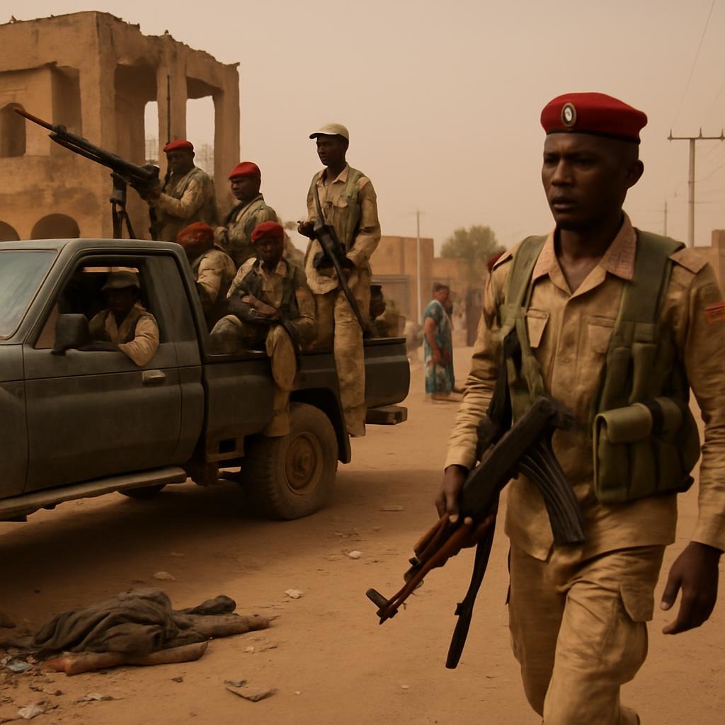 Rapid Support Forces control El Fasher and commit humanitarian violations.