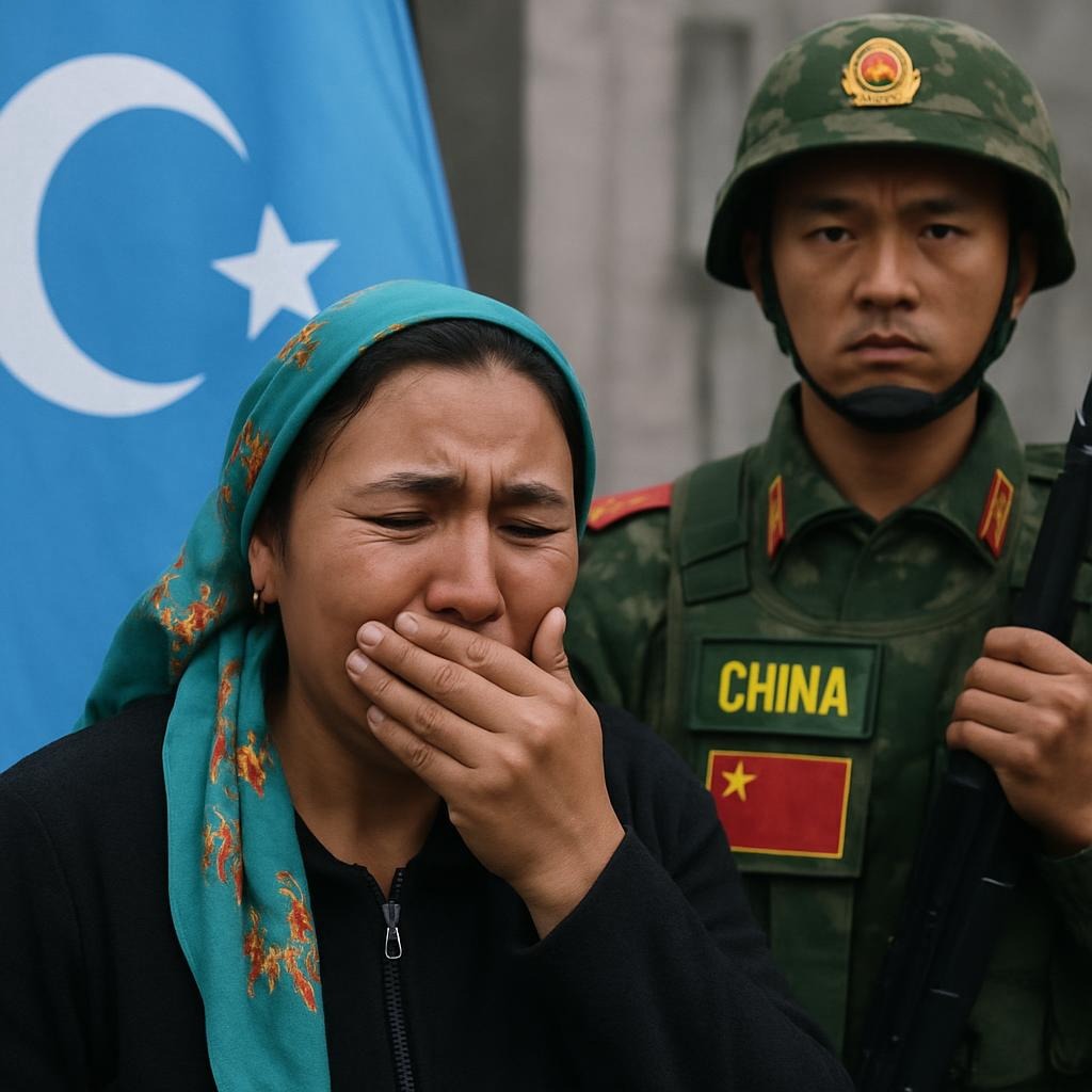 China occupies East Turkestan and oppresses the Uyghurs.