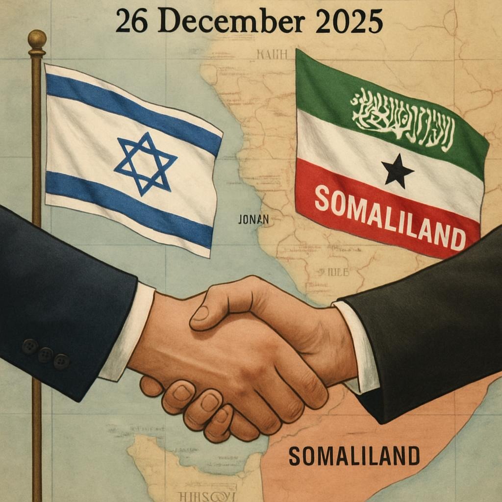 On 26 December 2025, Israel Became the First State to Recognize Somaliland: History, Motives, and Global Repercussions