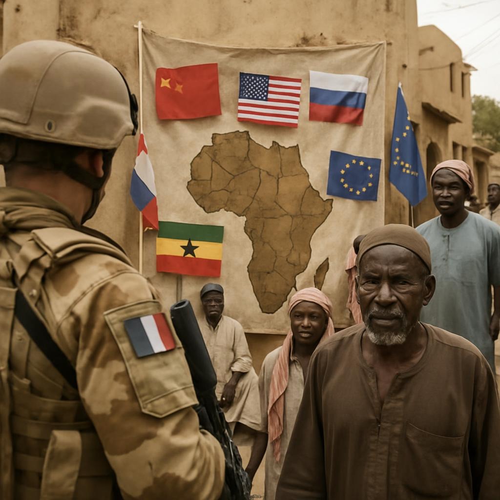 the French role in Africa declined while the influence of many international and regional powers there has increased?